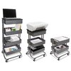 Vertiflex Cart, Standing Workstation, Gray VF51025